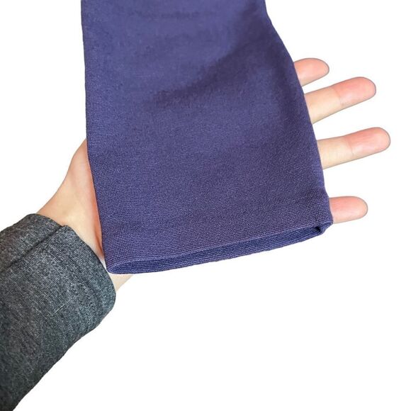 NEW! Talbots purple knit long sleeve dress - Picture 5 of 11